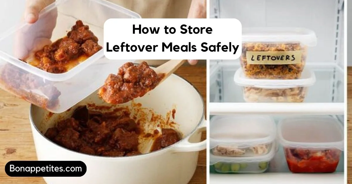 How to Store Leftover Meals Safely